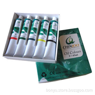 Oil Paint, 45ml, Aluminum Tube, Meets USA ASTM D-4236 and EU EN71-3 Standards, More Color Choices